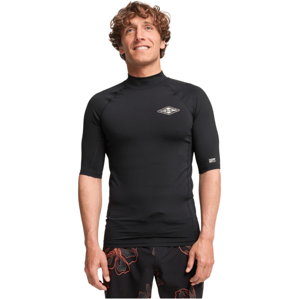 2026 Billabong Hombres Reedición Del Maillot De Lycra De Manga Corta EBYWR03027 - Black